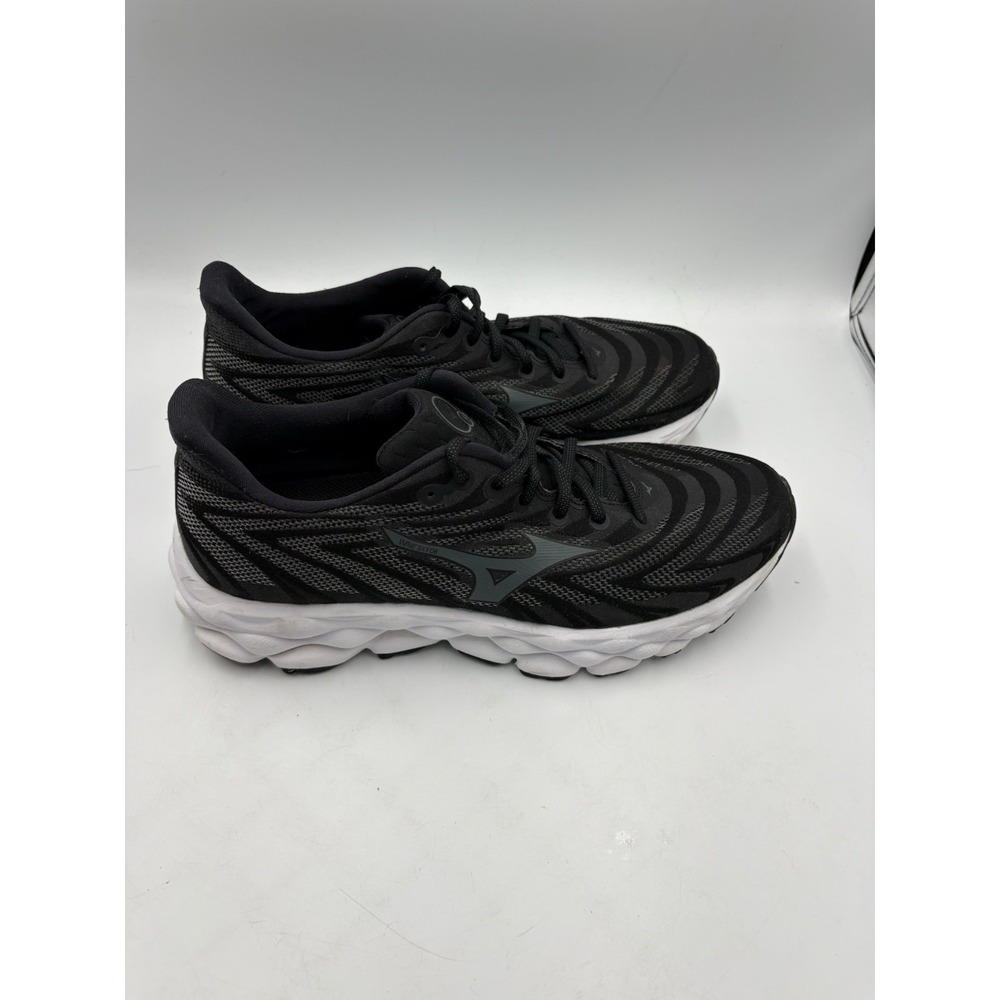 Mizuno Sky 08 Running Shoes Black And White With White Midsole Men's US Size 10